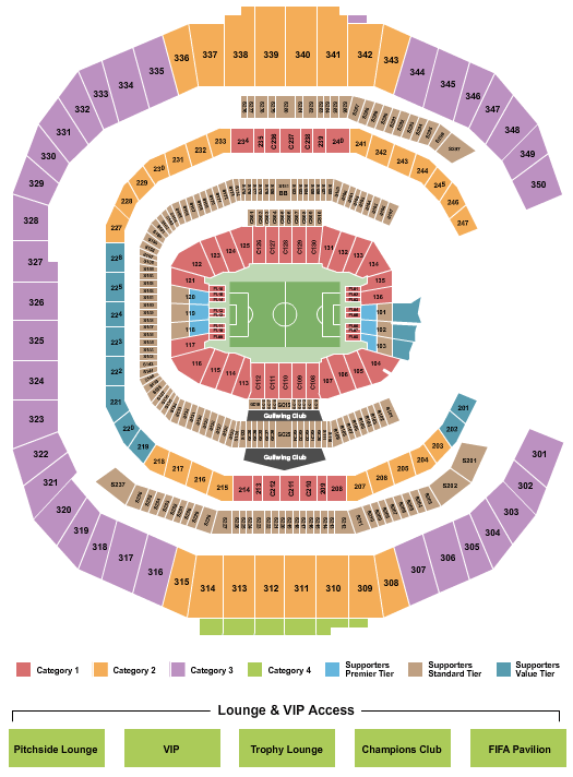 Mercedes-Benz Stadium World Cup Seating Chart
